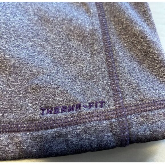 NIKE ThermaFit Purple Static Print Pouch Pocket Hoodie Sweatshirt Womens Size XL - Picture 7 of 11